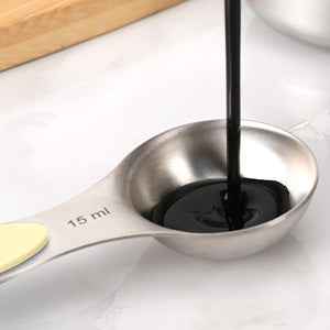 Magnetic Measuring Cups and Spoons Set-Heavy Duty 304 Stainless Steel Double Measurement Markings,BPA-Free,Set of 16 with Leveler for Measuring Dry and Liquid Ingredients(Cocoon)